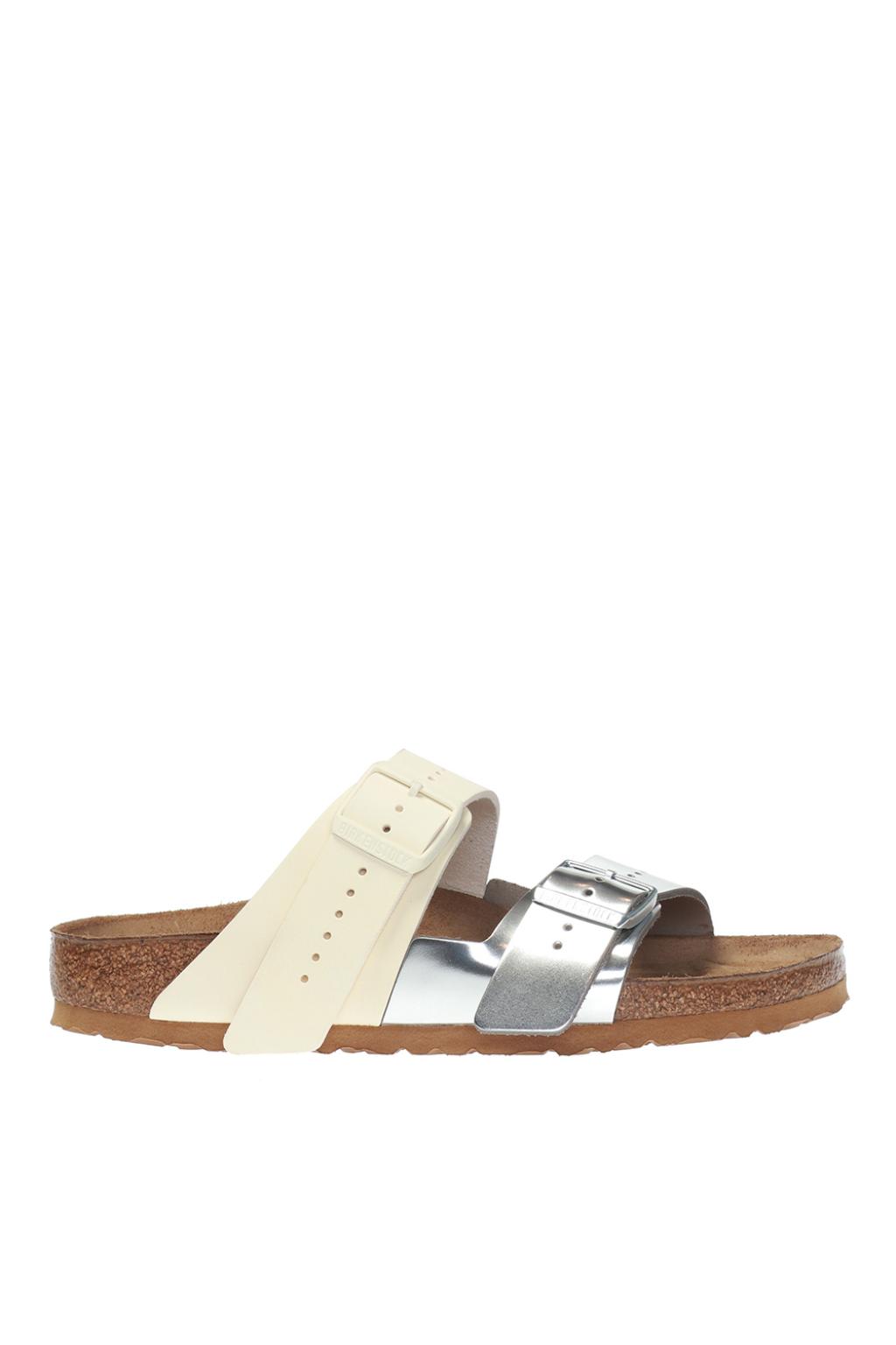 Rick owens birkenstock on sale silver